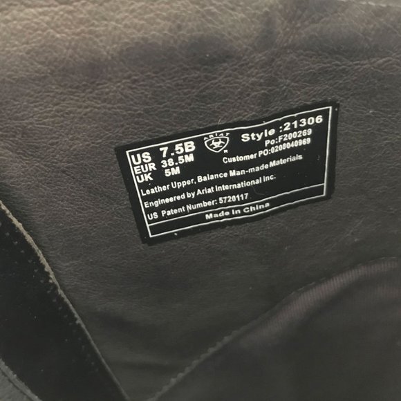Ariat Black Leather Tall Boots - English - Picture 6 of 9
